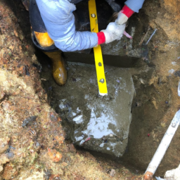 Construction d'un Mur de Soutènement en Blocs de Béton pour un Terrain en Pente Noisiel